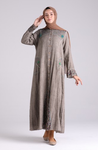 Dunkel-Nerz Abayas 4242-02