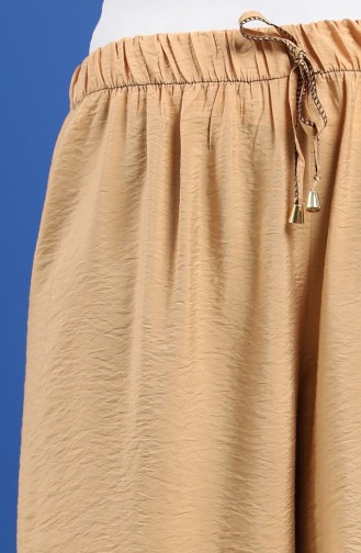 Wide-Leg Summer Pants 2081-06 Caramel 2081-06