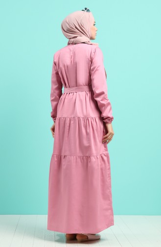 Belted Dress 4639-01 Dried Rose 4639-01