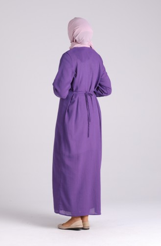 Purple İslamitische Jurk 6000-04