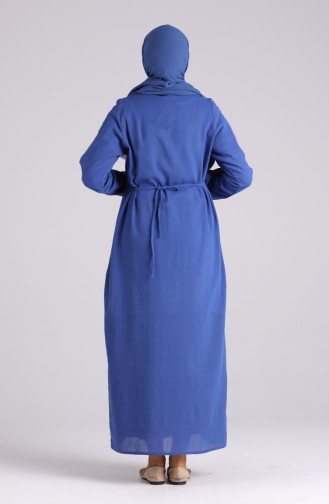 Robe Hijab Blue roi 6000-06