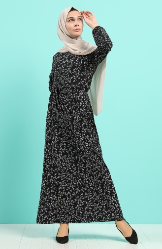 Black Hijab Dress 0379-01