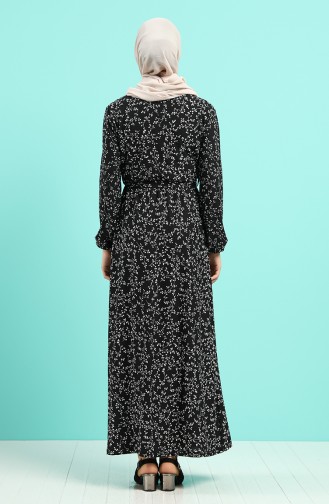 Black Hijab Dress 0379-01