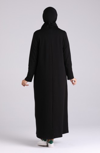 Robe Hijab Noir 0410-02