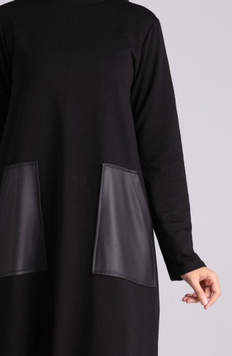 İki İplik Spor Elbise 0410-02 Siyah
