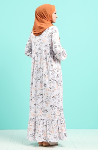 Robe Hijab Moutarde 1405-02