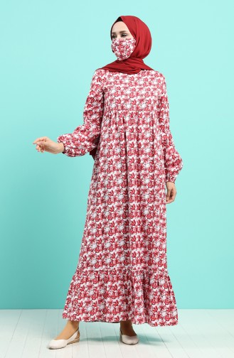 Robe Hijab Bordeaux 1406-02