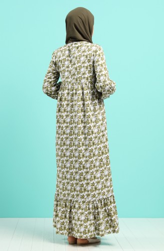 فستان أخضر حشيشي 1406-03