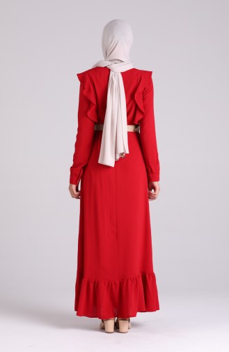 Robe Hijab Rouge 5017-09