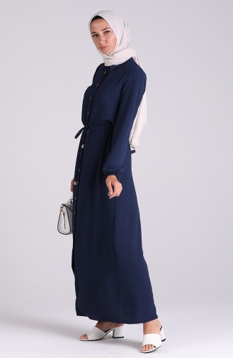 Robe Hijab Bleu Marine 5388-15