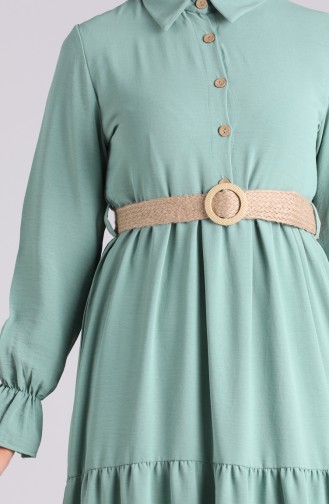 Mint Green Hijab Dress 5483-15