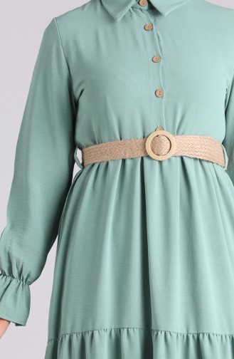 Mint green İslamitische Jurk 5483-15