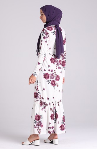 Purple İslamitische Jurk 4428-02