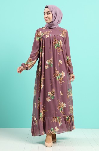 Robe Hijab Lila 5150-02