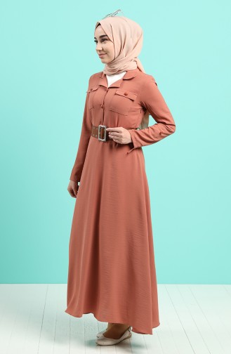 Robe Hijab Pelure d`oignon 5161-02