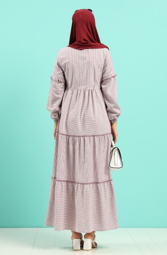 Zwetschge Hijab Kleider 8098-01
