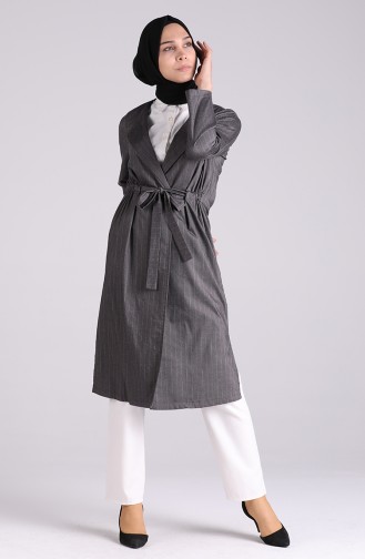 Light Black Trench Coats Models 5317B-01