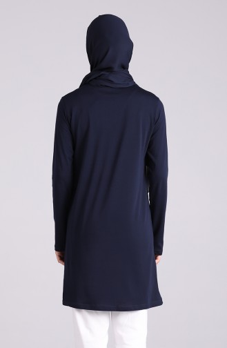 Navy Blue Tuniek 7025-02