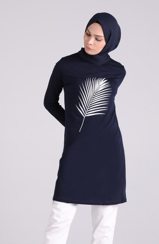 Navy Blue Tuniek 7026-02