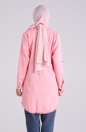 Nakışlı Tunik 0800-05 Pembe