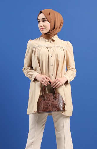 Beige Tunikas 1449-03