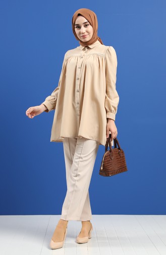 Beige Tuniek 1449-03