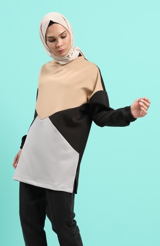 Beige Tunikas 0823-04