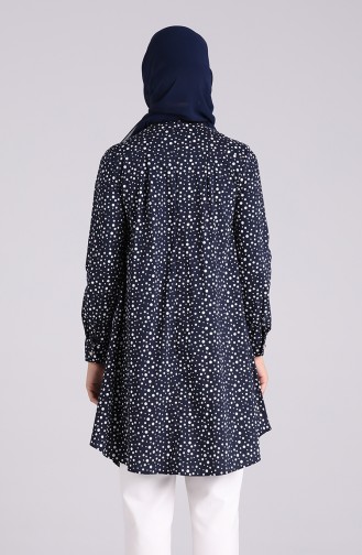 Navy Blue Tuniek 5027-01