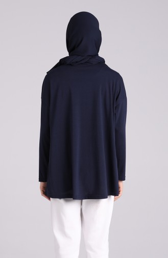 Navy Blue Tuniek 4007-04