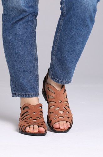 Tan Summer Sandals 0011-08
