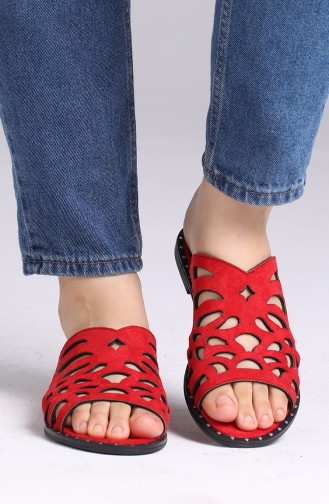 Red Summer Slippers 0012-06