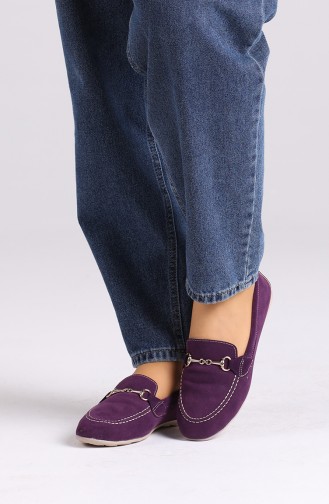 Purple Women`s Flats 0403-09