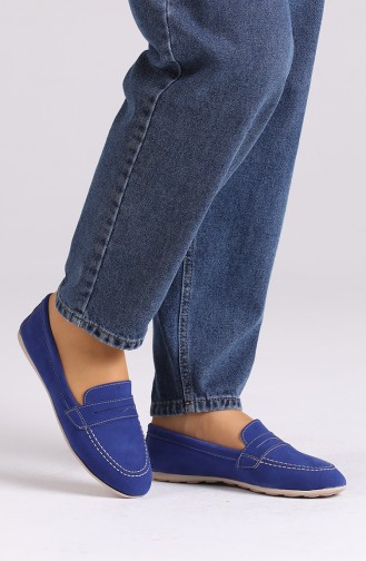 Saks-Blau Damen Ballerinas 0404-10