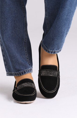 Black Women`s Flats 0405-09