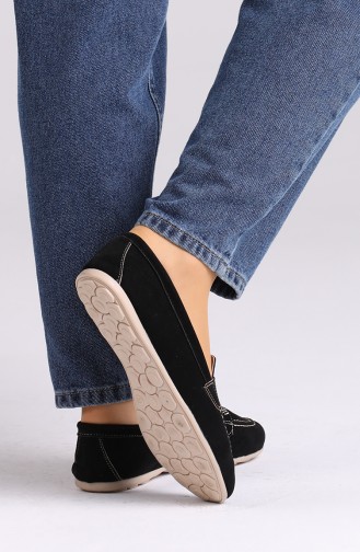 Black Women`s Flats 0405-09