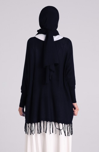 Navy Blue Blouse 1092-05