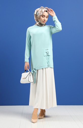 Mint Green Blouse 12106-01