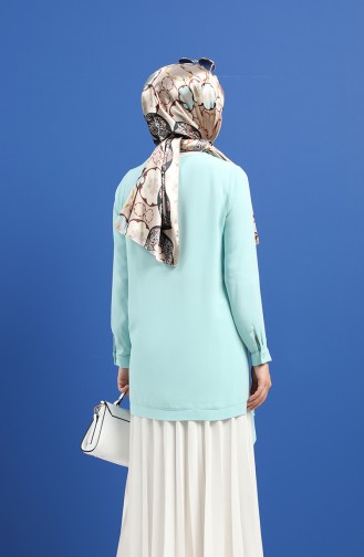 Mint green Blouse 12106-01