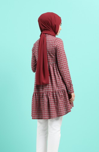 Kareli Tunik 8222-05 Bordo