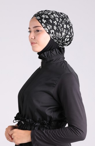 Bonnet de Bain Noir 26063-08