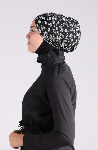 Bonnet de Bain Noir 26063-08