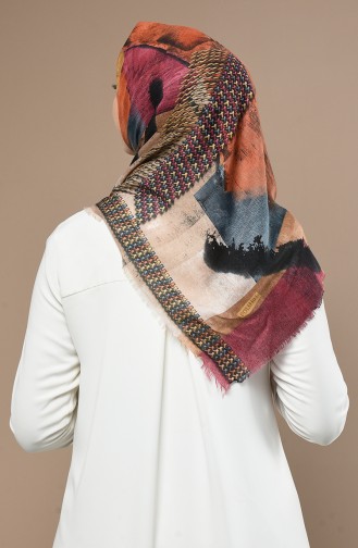 Light Brick Red Scarf 2533-01