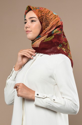 Claret red Hoofddoek 90645-12