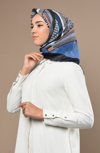 Blau Kopftuch 90646-10