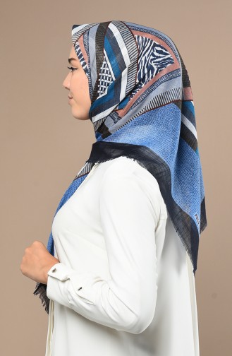 Echarpe Bleu 90646-10