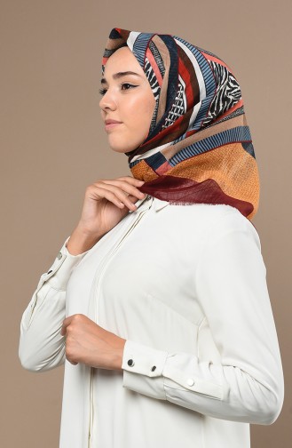 Claret red Hoofddoek 90646-15