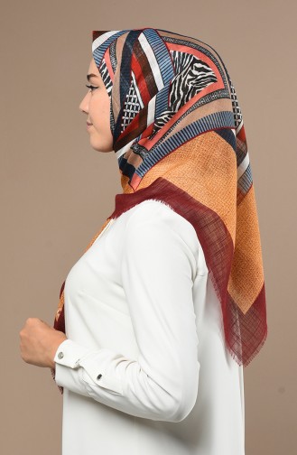 Claret red Hoofddoek 90646-15