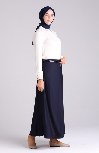 Navy Blue Skirt 2080-03
