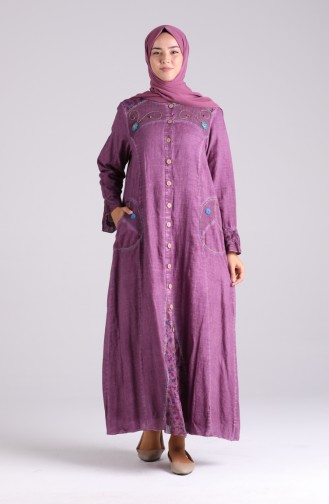 Damson Abaya 4242-05