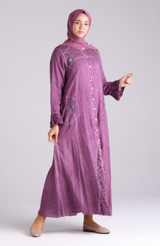 Plum Abaya 4242-05